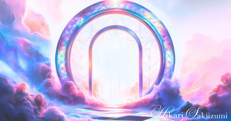 イメージ：咲泉光 高次存在による光のスターゲート開門